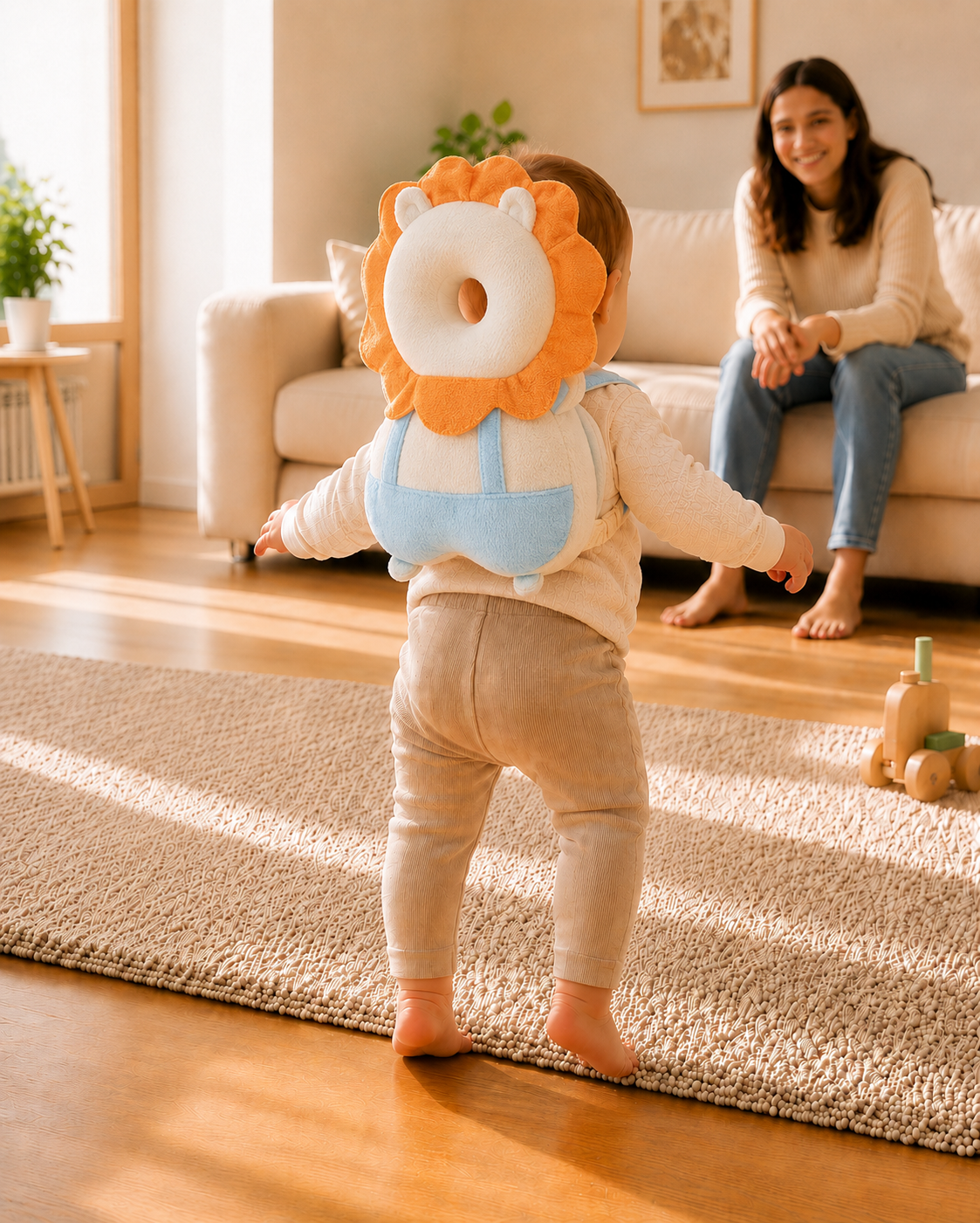 Coussin de protection tête bébé